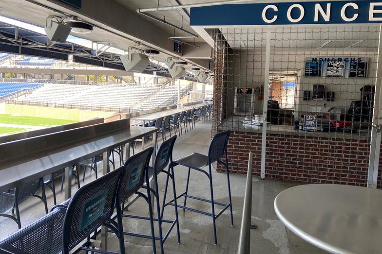 Bar Stools At Stadium