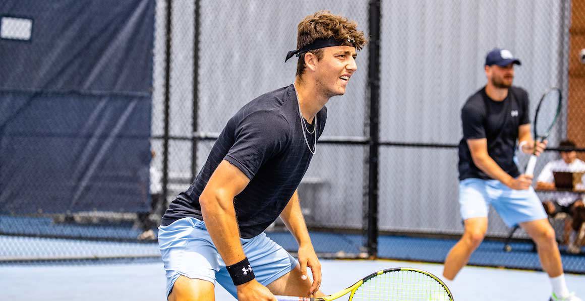 Man Playing Tennis