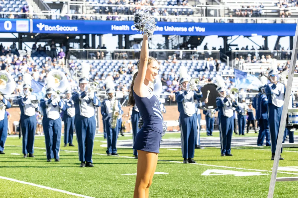 Cheerleader And Band