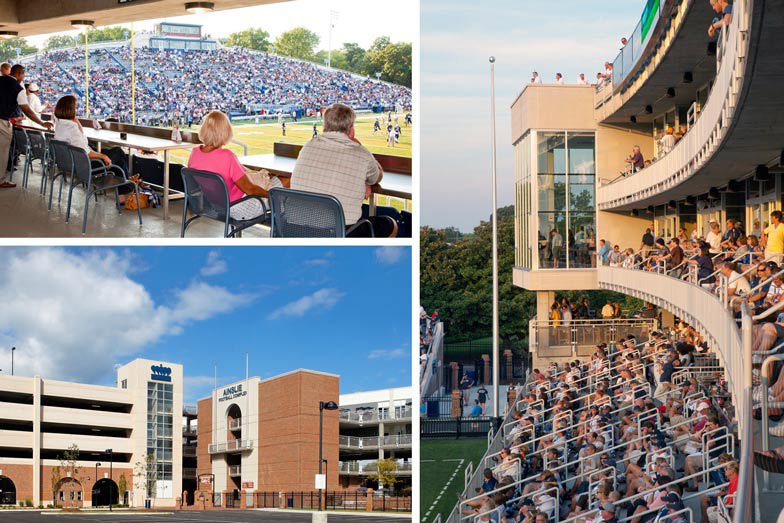 Collage Of Fans On Gameday